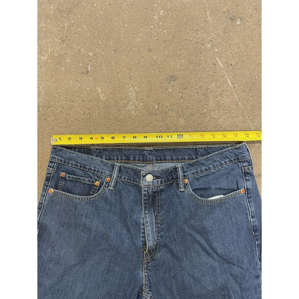 Levis 511 Jeans Mens‎ 38x30 Blue Denim Slim Fit Straight Leg Zip Fly Mid Rise